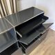 USM Haller sideboard in Anthracite Grey and Graphite Black