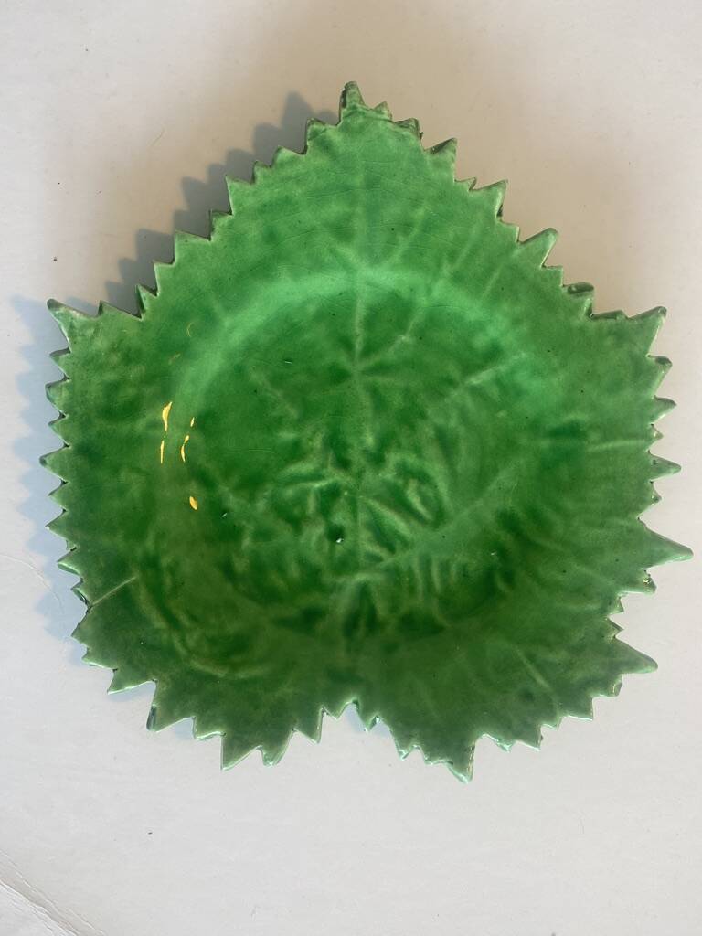 Cake service, 8 pieces, vine leaves - Pottery