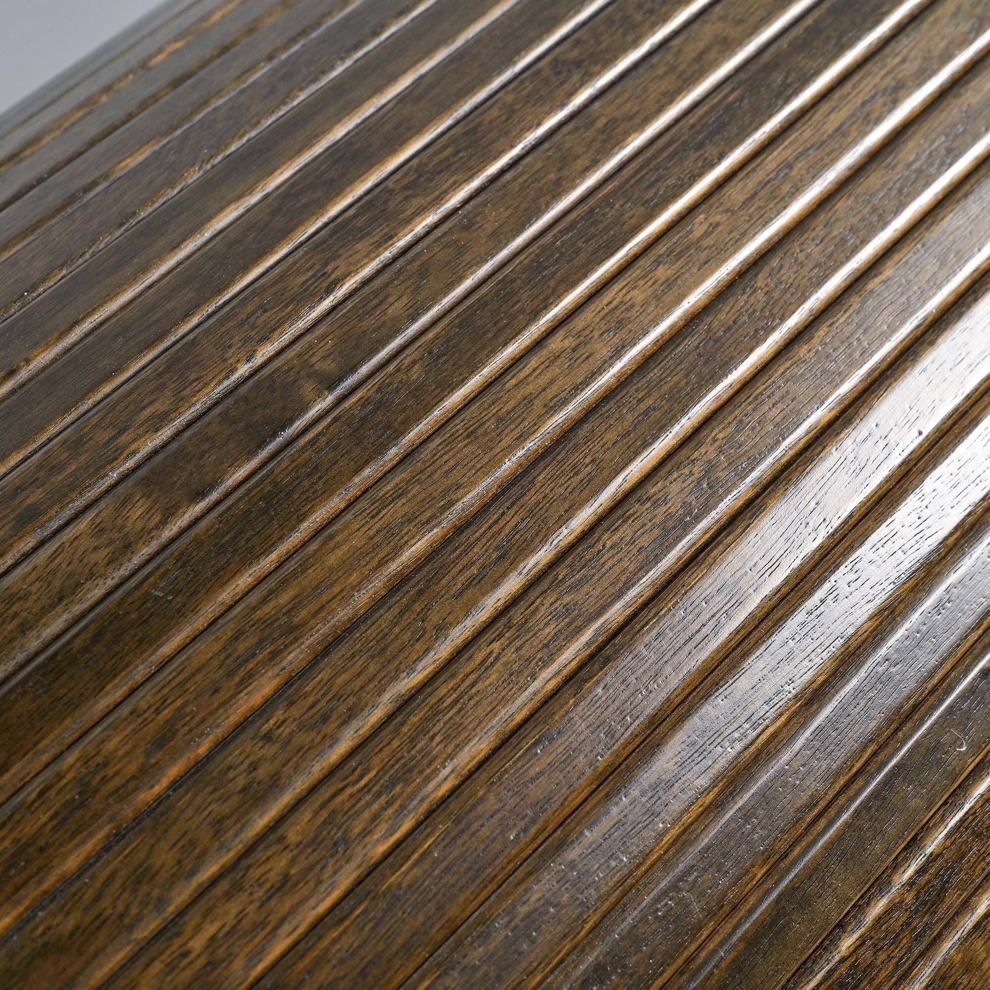 Pair of louvered furniture by Klaus Vogt for Thut Möbel, circa 1970.