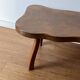 Coffee table with organic shapes