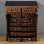 Oratory in solid walnut, Neo-Gothic Renaissance style – Late 19th century