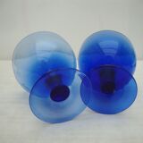 Set of 6 dessert cups in blown glass