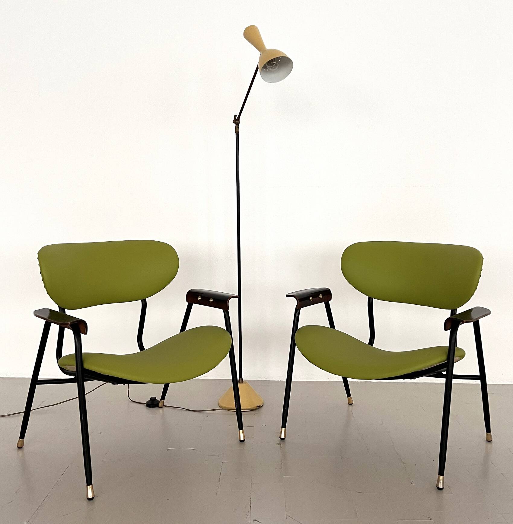 Pair of Lounge Chairs by Gastone Rinaldi, 1960s