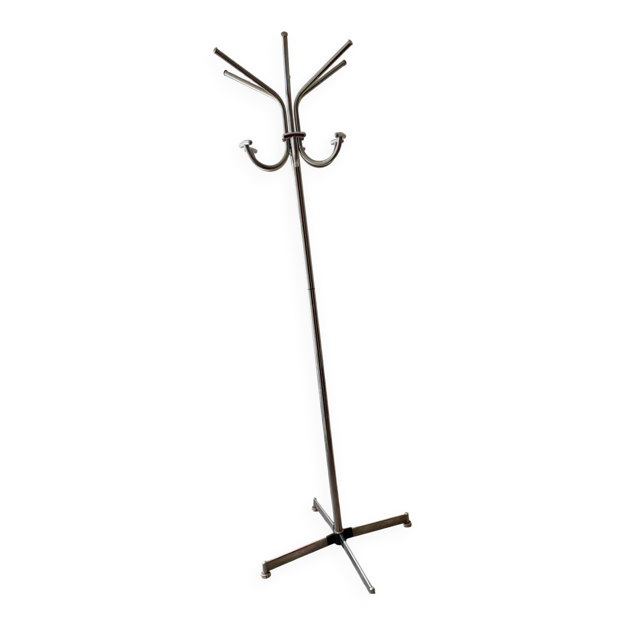 Chrome coat rack