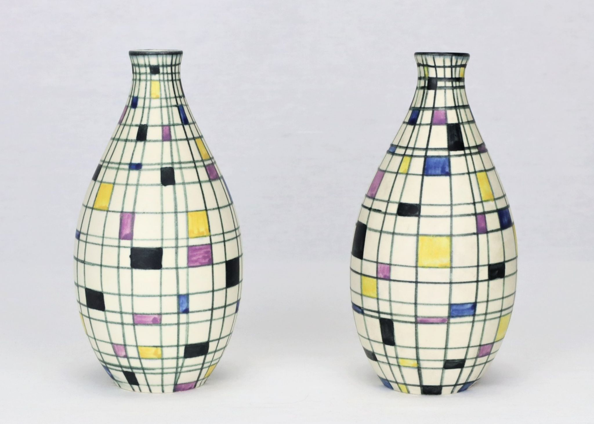 Vases Villeroy et Boch 1950
