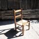 Ancienne chaise paillée enfant