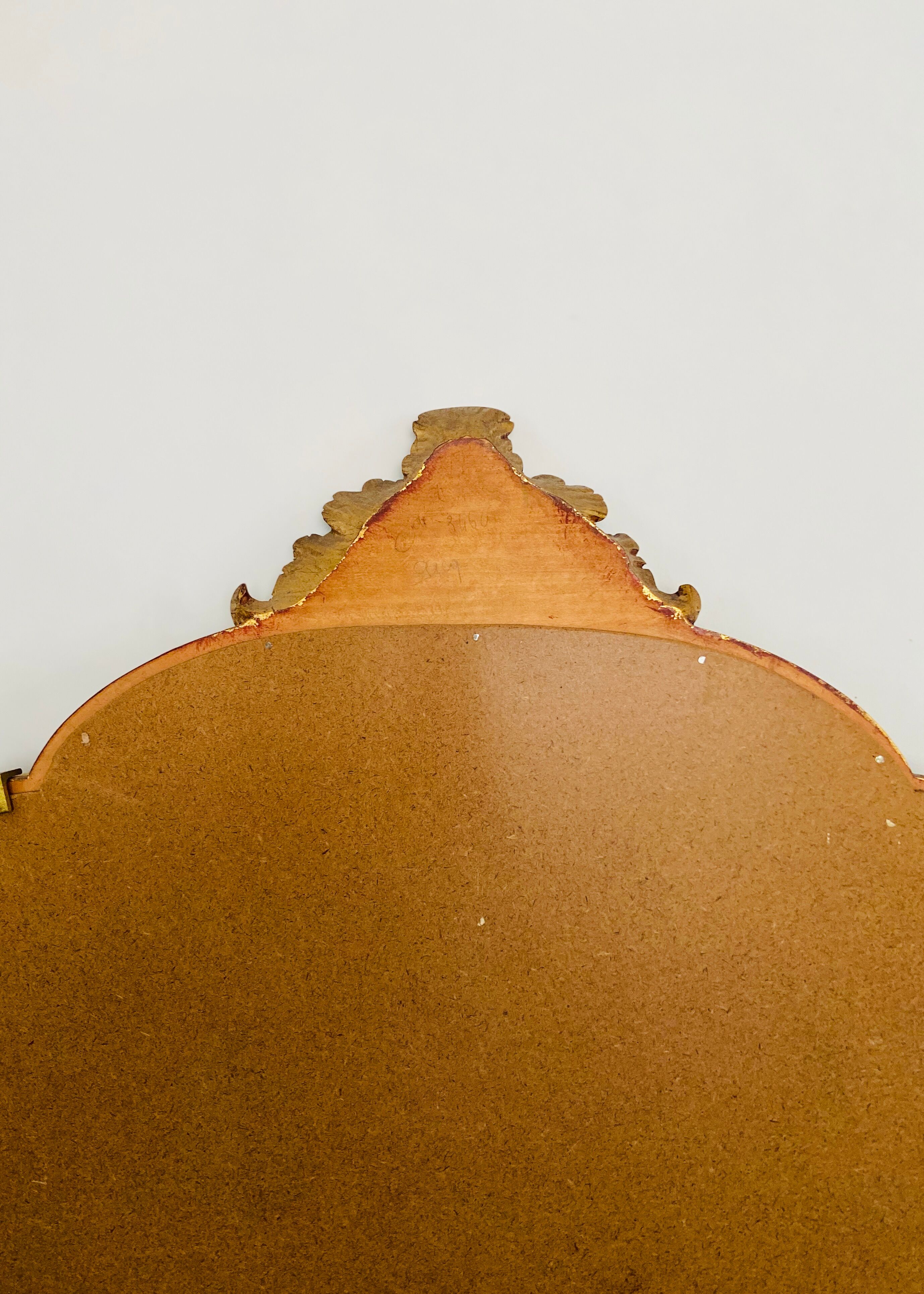 Large gilded old mirror 77x130cm