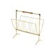 Brass rosewood magazine rack design sixties