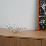 Plat danois en verre par Holmegaard, années 1970