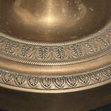 Pair of large 19th-century guilloché brass candlesticks - Louis XVI / Napoleon