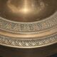 Pair of large 19th-century guilloché brass candlesticks - Louis XVI / Napoleon