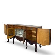 Buffet en noyer burr italien, années 1930.