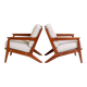 Paire de fauteuils par Arne Hovmand-Olsen, Danemark, années 1960.