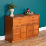 Retro Teak 1960s Nathan Squares Sideboard