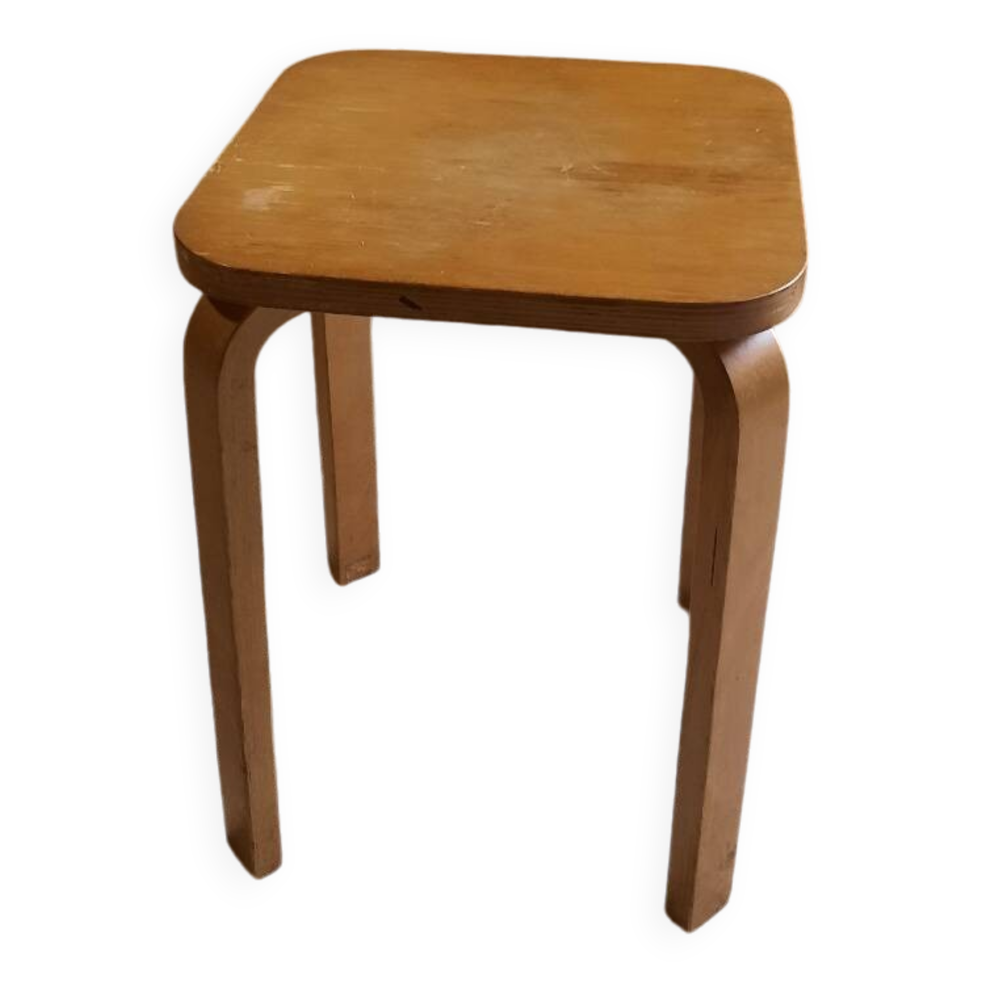 Wooden stool made of pine
