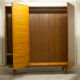 Danish Scandinavian wardrobe signed Sven Ellekaer 1960 3 doors 2 drawers with mounting plan