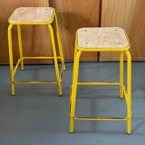 Pair of high stools