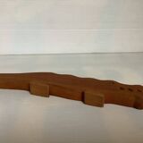 Scandinavian zoomorphic wooden crocodile candle holder