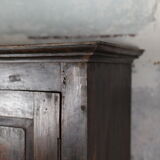 Indian cabinet in patinated and varnished wood