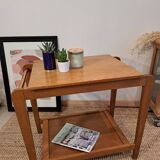 Art deco double top side table