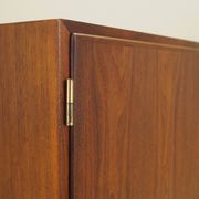 Walnut cabinet, Danish design, 1970s, designer: Carlo Jensen, manufacturer: