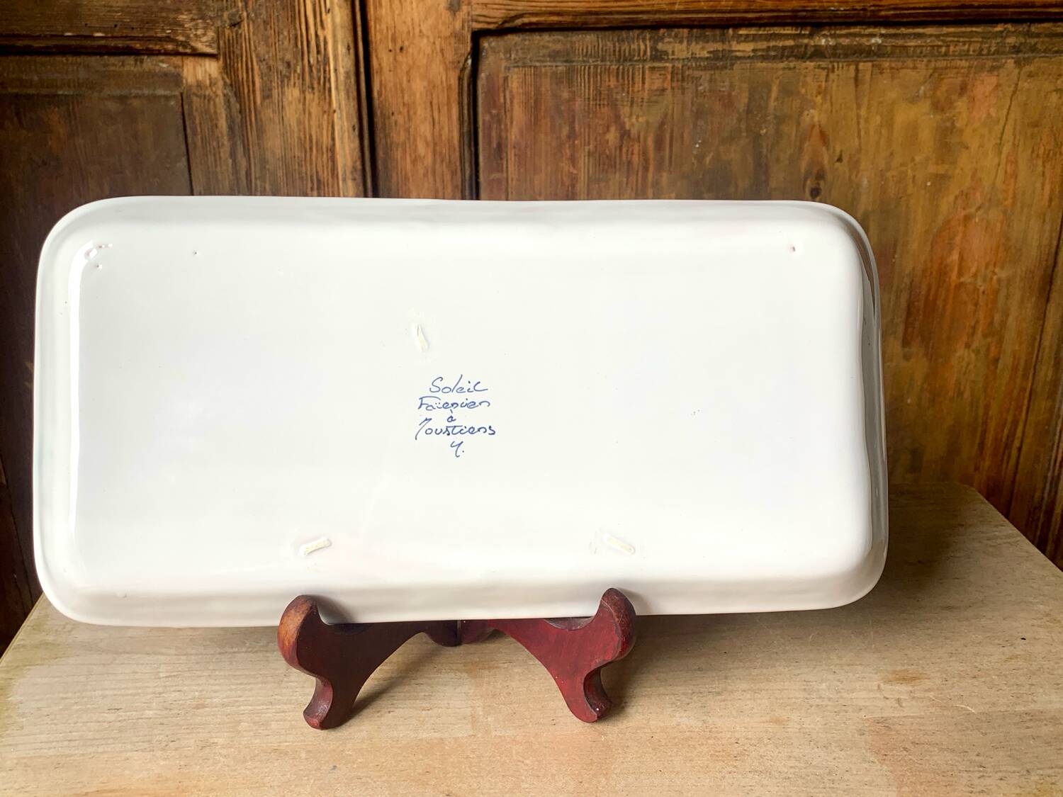 Moustiers hot air balloon cake dish