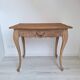 Occasional table, antique desk in solid oak in Louis XV style.