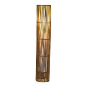 lampadaire en rotin du - style louis