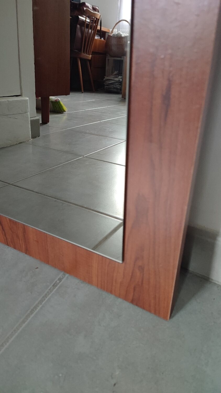 1970s Scandinavian style mirror