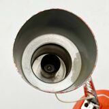 Vintage Targetti Sankey Orange Desk Lamp, Italian 70s Design