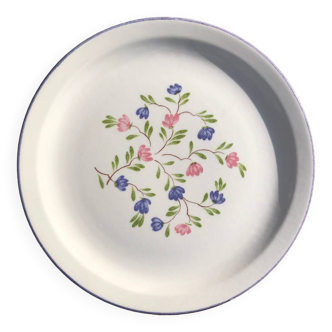 Dessert plates decorated with flowers “Moulin des loups”