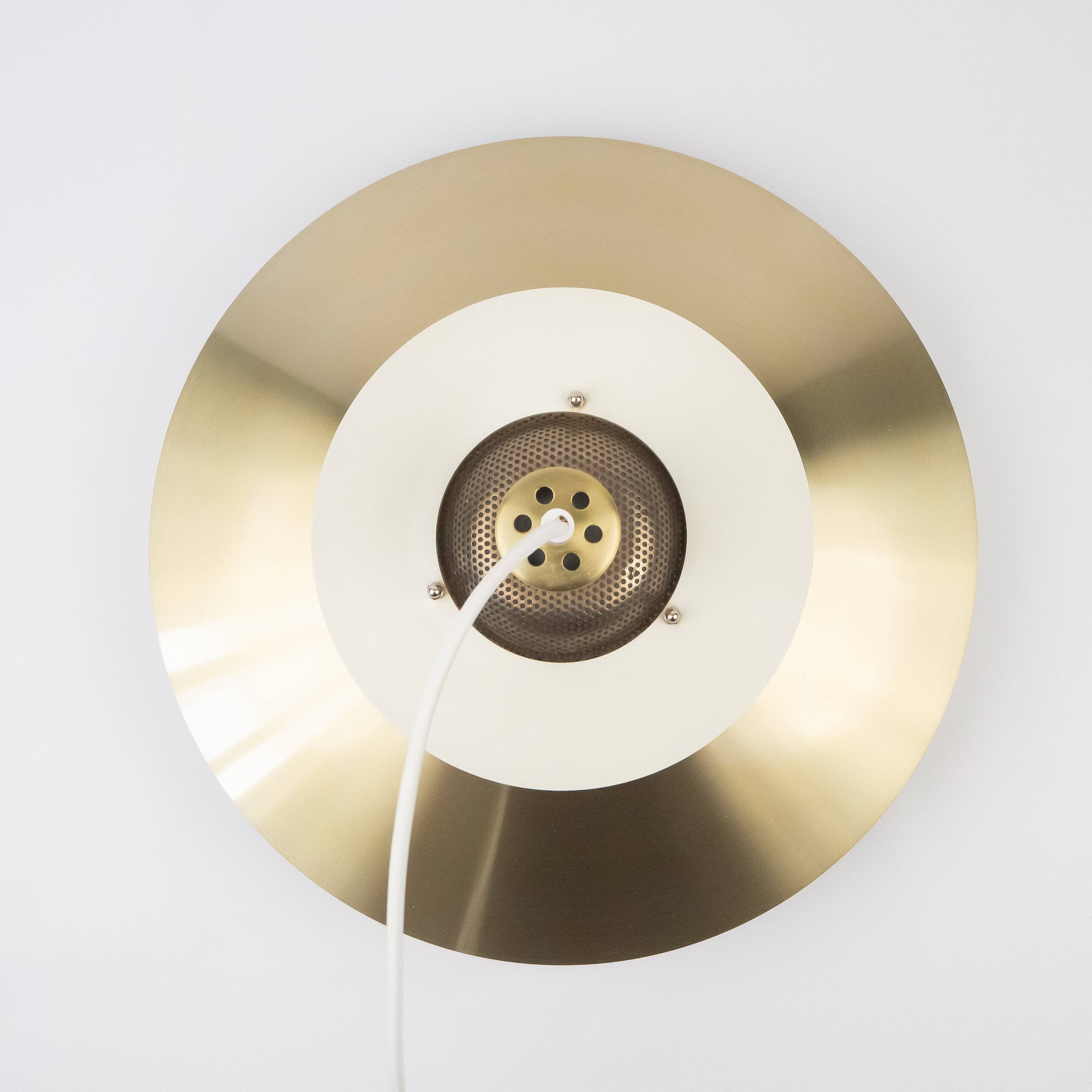 Danish vintage pendant lamp by Kurt Wiborg, Jeka, 1980s