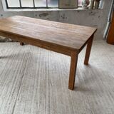 Farmhouse table in elm and pine 2m