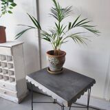 Zinc side table