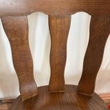 Set of 4 mismatched chairs