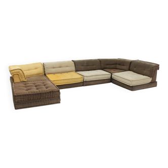 Roche Bobois Mah Jong sofa design by Hans Hopfer, set of 17