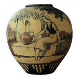 Stoneware vase from Ciboure