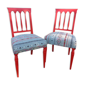 Lot de 2 chaises restaurées