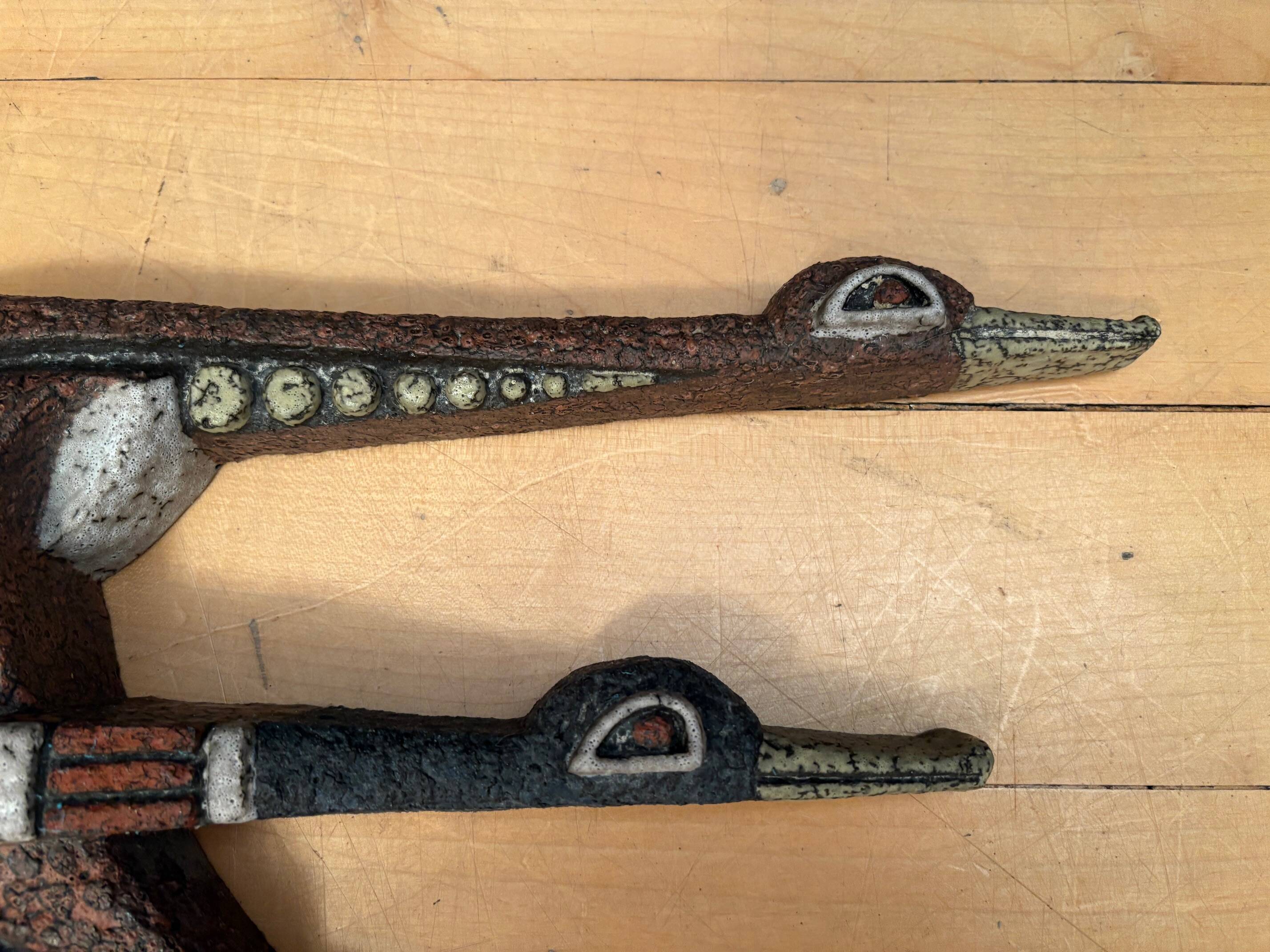 Ceramic wall decoration designed by Joop Puntman, AMHA, Netherlands, 1950s/