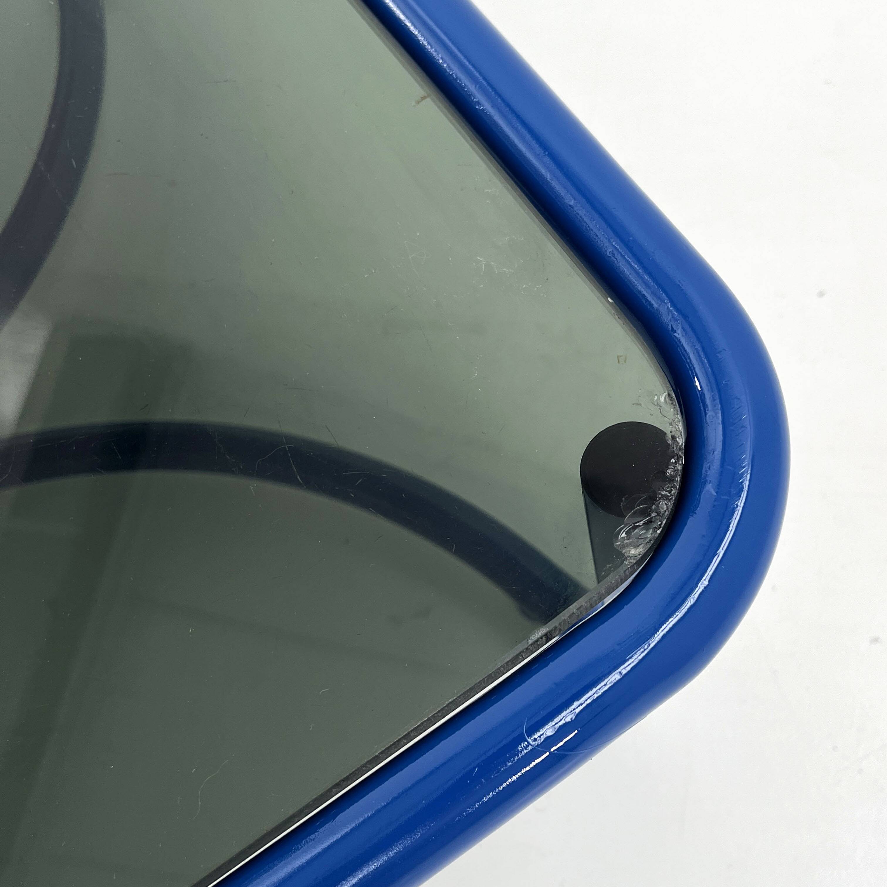 Table basse bleue Locus Solus par Gae Aulenti pour Poltronova, 1970