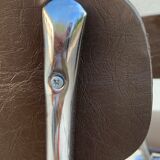 Chairs skaï and chrome 1970