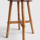 Vintage Rattan and Bamboo Accent Side Table / Stool, Spain, 1970s