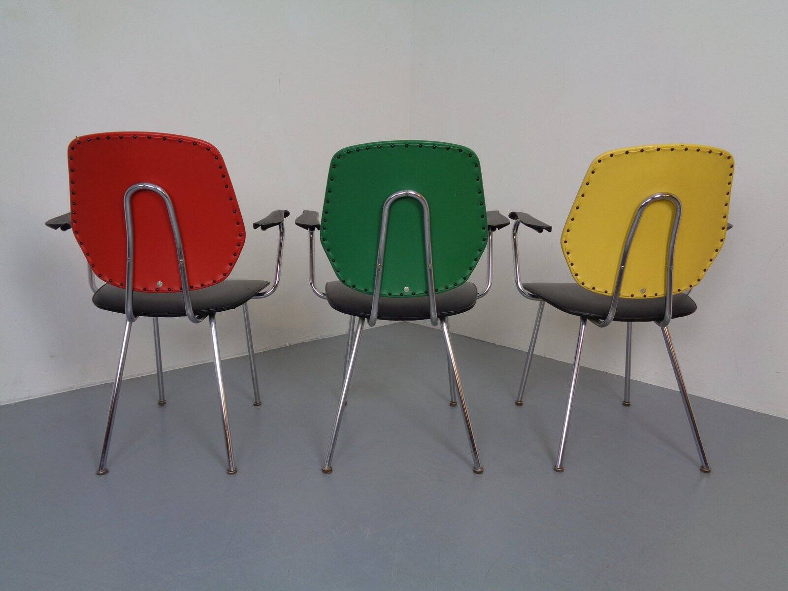 Mid-Century Armchairs from Drabert, 1960s, Set of 3