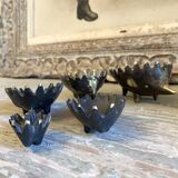 Hedgehog nesting ashtray/trinket dish in brass, attributed to Walter Bosse, for Hertha Baller, Austria 1950s.