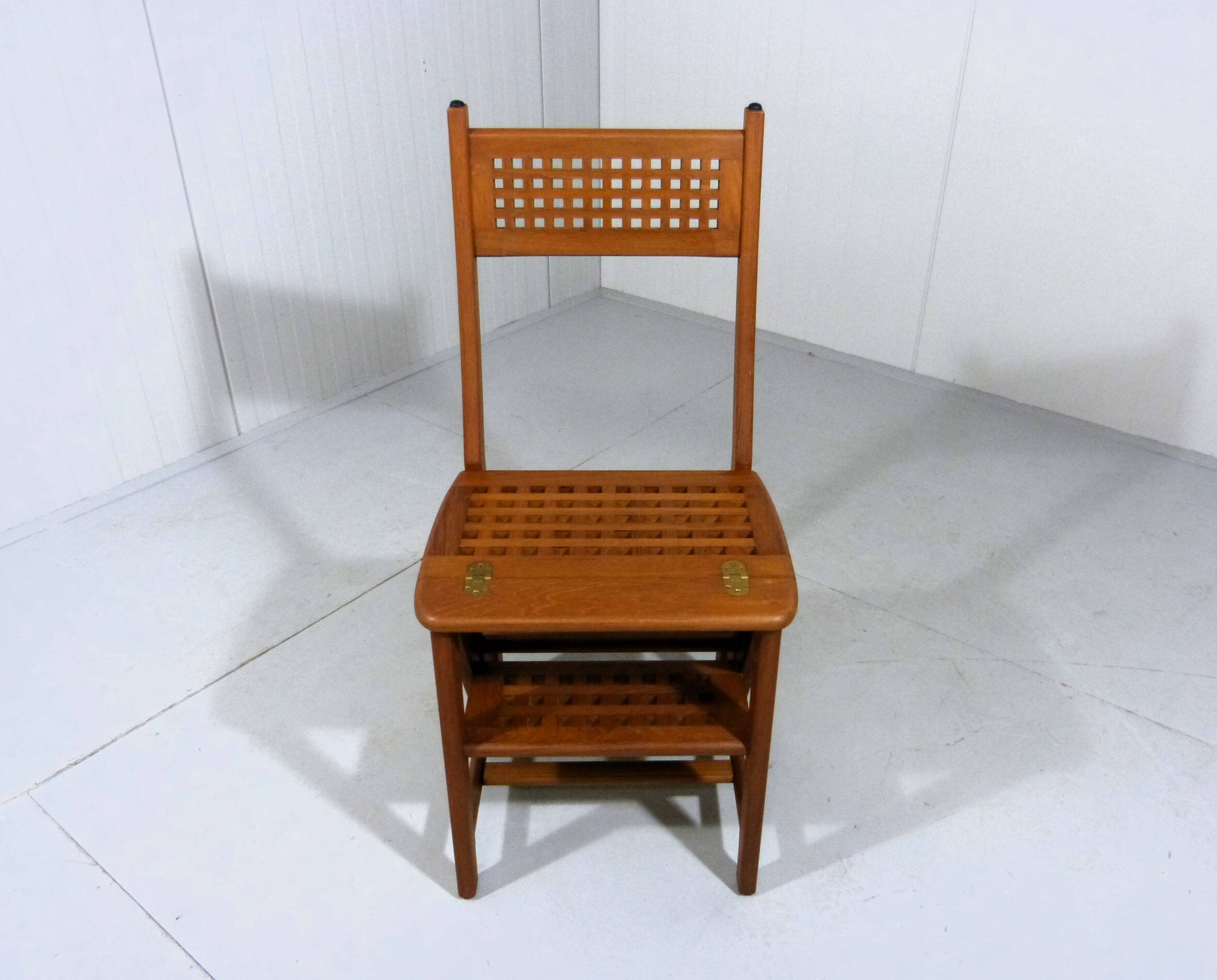 Teak library step chair, Denmark