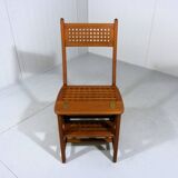 Teak library step chair, Denmark