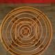 Vintage rattan stool