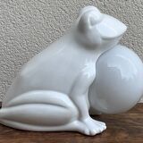Vintage 80's frog lamp