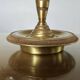 Lucien Gau empire style lamp in solid bronze gilded with bright gold "with swans"