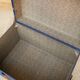 Blue vintage trunk
